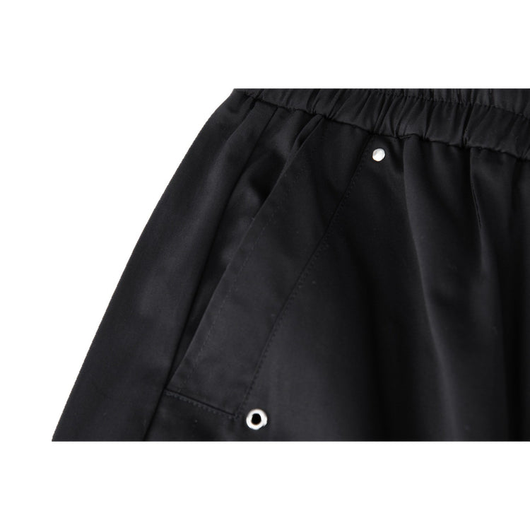 Dark RO Style 26 New Large Pocket Zipper Workwear Design Elastic Waist American Loose Wide-Leg Casual Pants