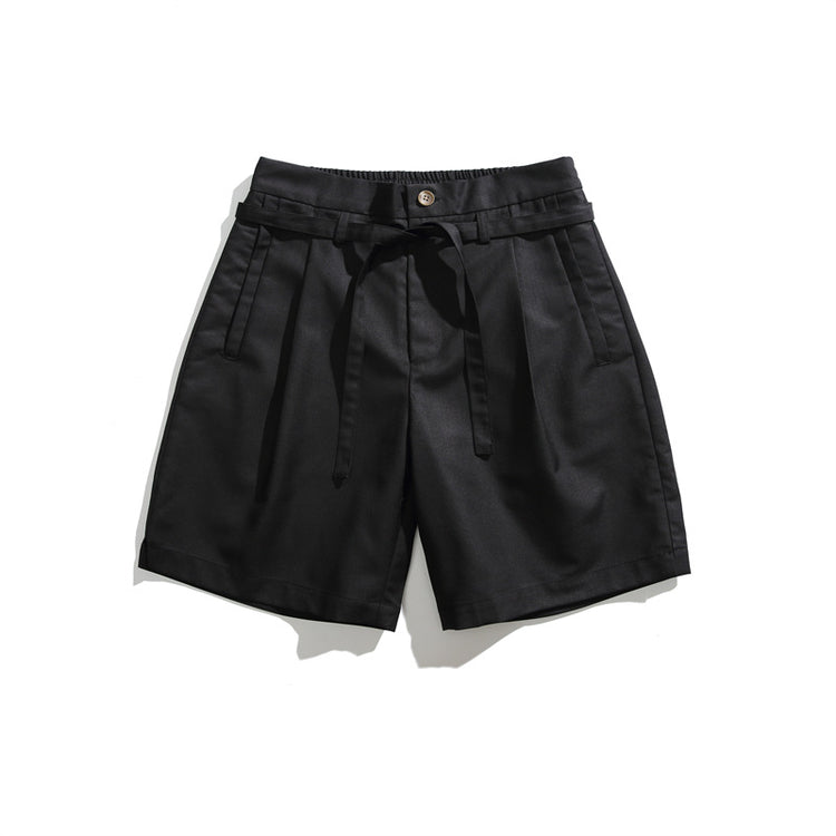 Fudaole x UNDREST Japanese retro trendy brand belt casual five-point pants loose versatile shorts URDK26