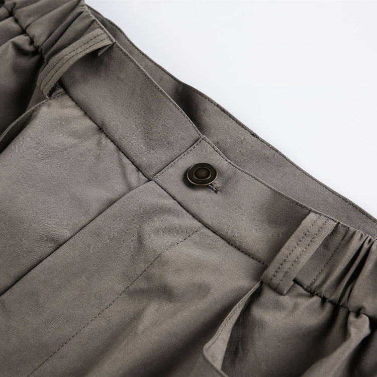 DEVILRAY summer functional pocket splash-proof sports shorts, men's trendy loose wide-leg outdoor five-point pants