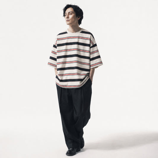 KIOKURA TIDAL STRIPE T-SHIRT
