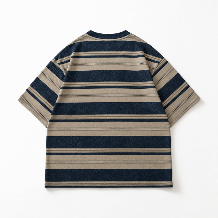 KIOKURA STRIPE CREW TEE