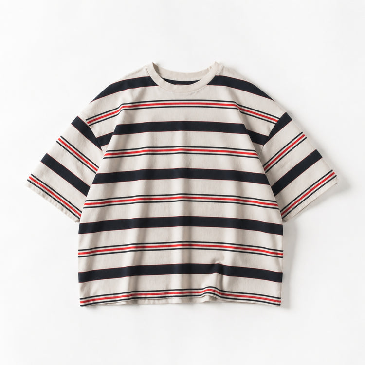 KIOKURA TIDAL STRIPE T-SHIRT
