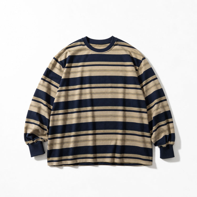 KIOKURA YAMA STRIPE SWEATSHIRT