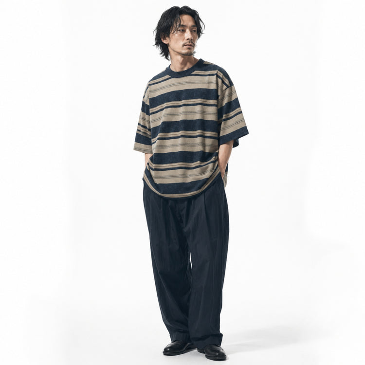 KIOKURA STRIPE CREW TEE