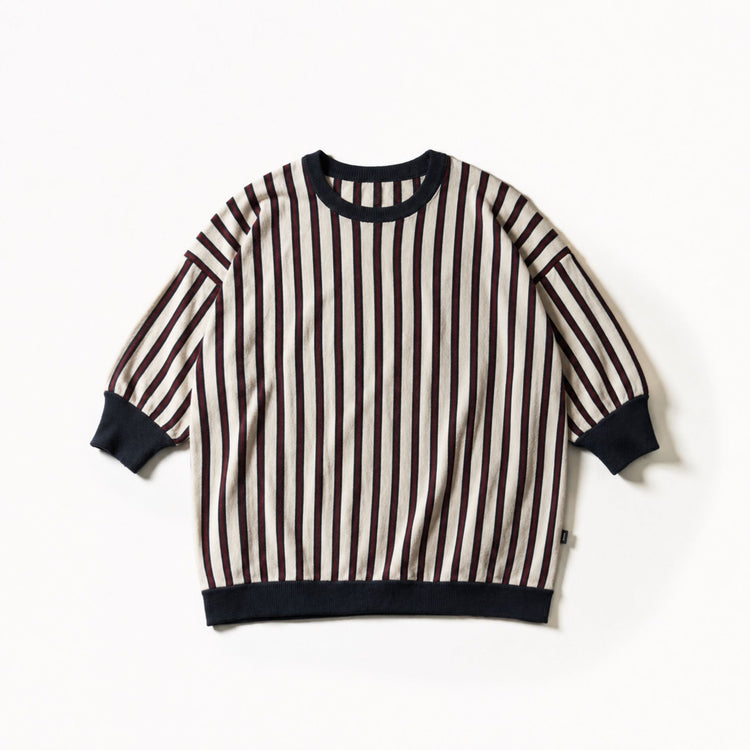 KIOKURA STRIPE BALLOON KNIT