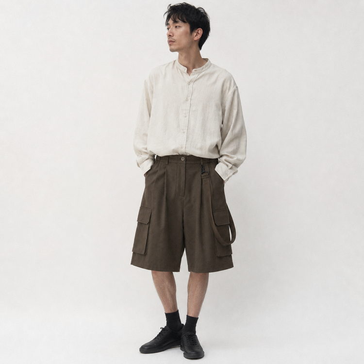 KIOKURA_01 CARGO SHORTS
