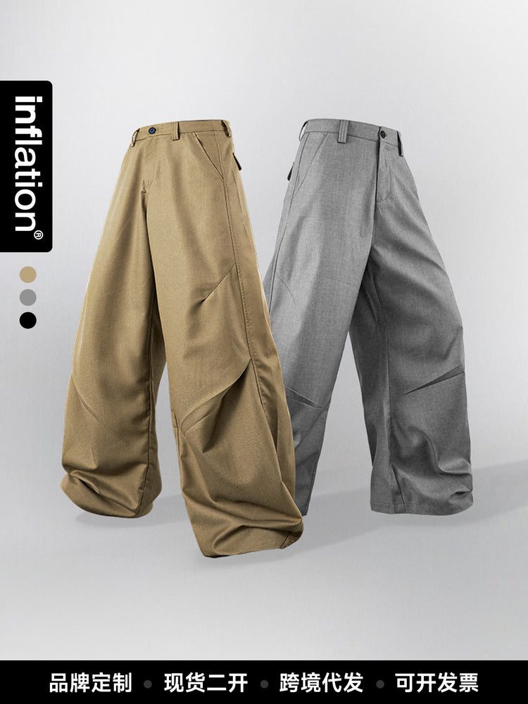 Jiezhan Men's Clothing|Scimitar Suit Pants 26 Spring and Summer New American Cleanfit Street Workwear Casual Pants