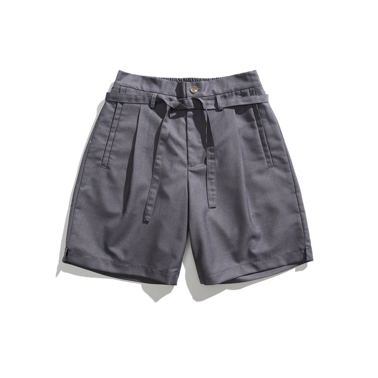 Fudaole x UNDREST Japanese retro trendy brand belt casual five-point pants loose versatile shorts URDK26