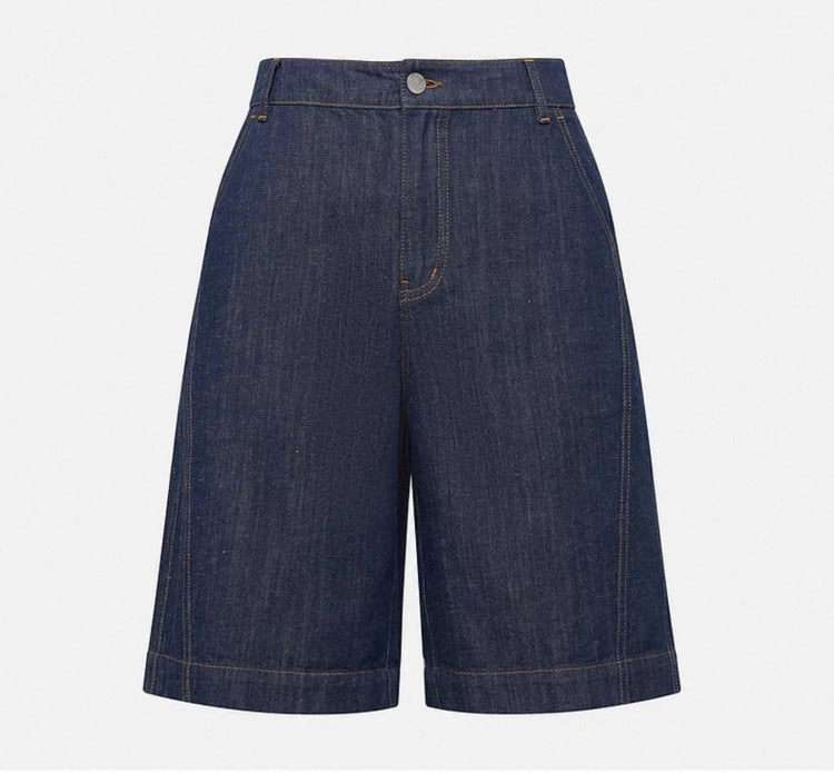 Cabinet 1400+! 2026 Spring/Summer New Tencel-Linen Blend High-Waist Casual Wide-Leg Pants Denim Shorts for Women