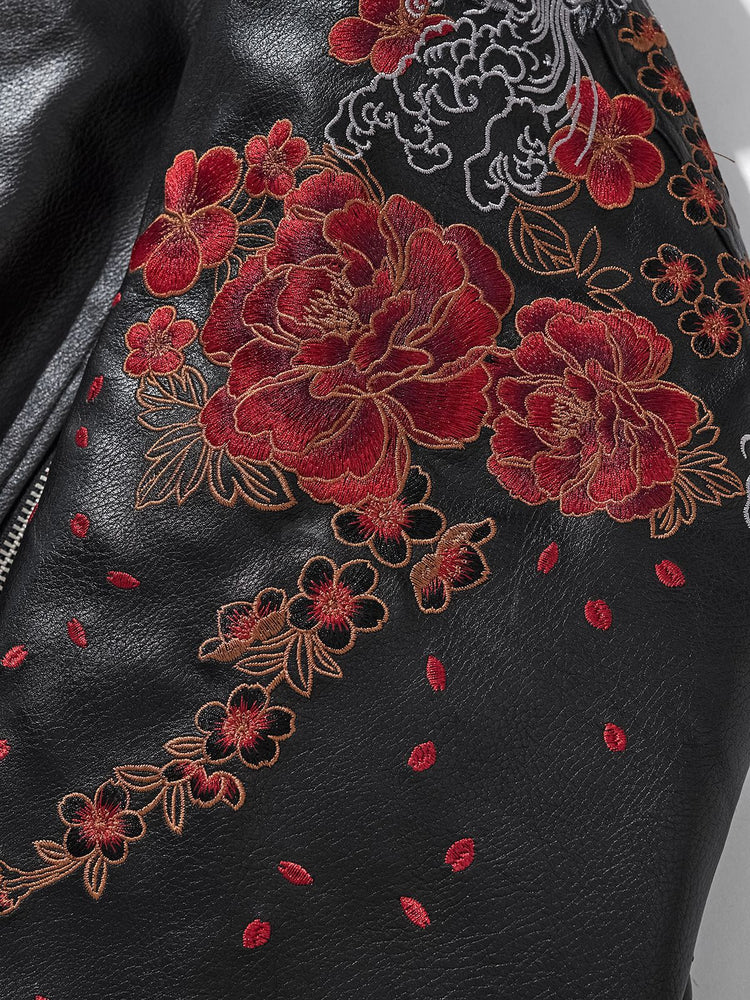 Huaxia Junpin Chinese Style Guochao Heavy Industry Thickened Padded Jacket Guochao Dragon Embroidered Baseball Jacket B100