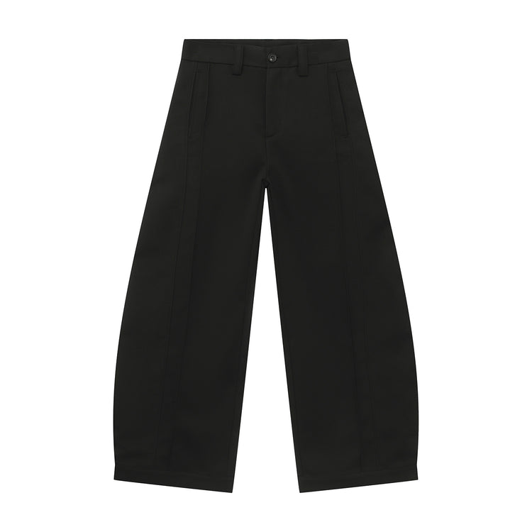 MTLCLOTHES Men's Wear | Korean Style Solid Color Minimalist Versatile Everyday Fashion Wide-Leg Pleated Curved Knife Casual Dress Pants