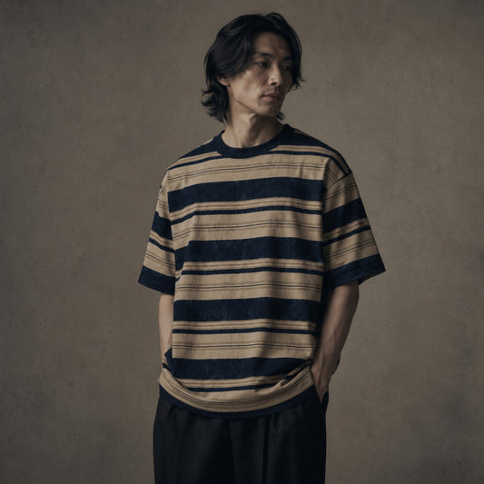 KIOKURA STRIPE CREW TEE